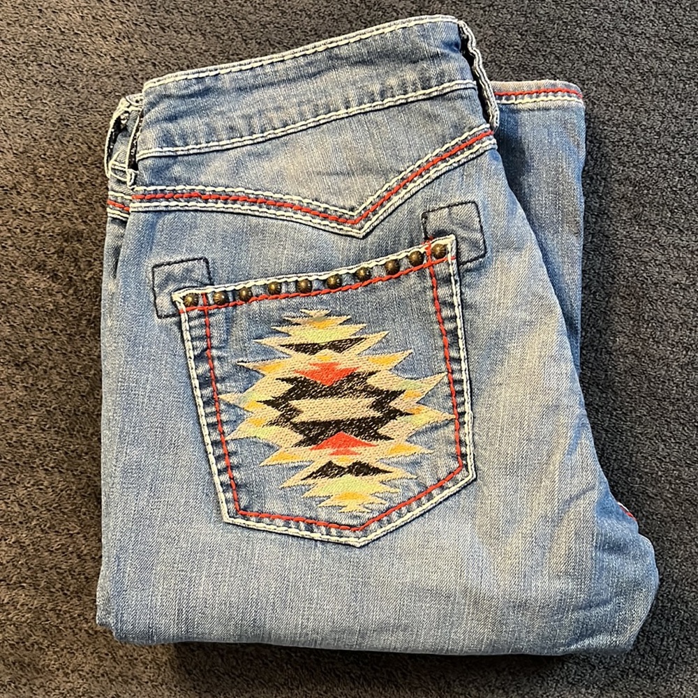 Rancho Estancia women’s embroidered denim jeans Size 30